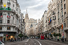 Madryt. Stylowe budynki przy słynnej Gran Via, najpopularniejszej ulicy Madrytu. - foto: wnieznane.pl
