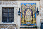 Jerez de la Frontera. Mozaika z motywem religijnym przy Convento de Santo Domingo. - foto: wnieznane.pl