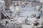 Santorini. Na terenie ruin minojskiego miasta Akrotiri. - foto: wnieznane.pl