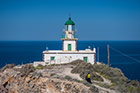 Santorini. Latarnia morska na Akrotiri. - foto: wnieznane.pl