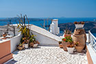 Santorini. Ogród na dachu w Firostefani. - foto: wnieznane.pl