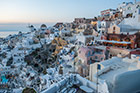 Santorini, Oia. Zachód słońca nad kalderą. - foto: wnieznane.pl