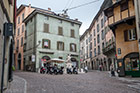 Bergamo. Piazzetta del Delfino w Citta Bassa (Dolnym Mieście). - foto: wnieznane.pl Bergamo. Piazzetta del Delfino w Citta Bassa (Dolnym Mieście). - foto: wnieznane.pl