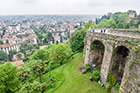 Bergamo. Fragment murów miejskich przy Porta San Alessandro. - foto: wnieznane.pl