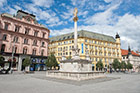 Brno. Kolumna morowa na Rynku. - foto: wnieznane.pl