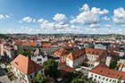 Brno. Panorama miasta z wieży katedralnej. - foto: wnieznane.pl