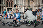 Wenecja. Fotografia z gołębiami na Piazza San Marco. - foto: wnieznane.pl