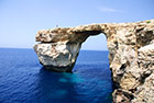 Gozo. Azure Window. Azure Window widziane z innej perspektywy. - foto: wnieznane.pl