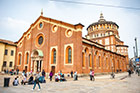 Mediolan. Kościół Santa Maria delle Grazie, przy którym znajduje się Ostatnia Wieczerza. - foto: wnieznane.pl