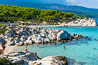 Chalkidiki. Wspaniała Orange Beach na półwyspie Sithonia. - foto: wnieznane.pl