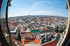 Wiedeń. Panorama miasta widziana z wieży Katedry św. Szczepana. - foto: wnieznane.pl