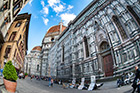 Florencja. Bryła Katedry Santa Maria del Fiore. - foto: wnieznane.pl