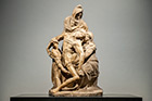 Florencja. Pieta Michała Anioła w Museo dell'Opera di Santa Maria del Fiore. - foto: wnieznane.pl