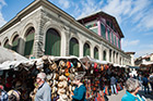 Florencja. Mercato di San Lorenzo i Mercato Centrale przy Bazylice di San Lorenzo. - foto: wnieznane.pl
