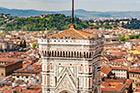 Florencja. Taras widokowy na Campanile di Giotto. - foto: wnieznane.pl