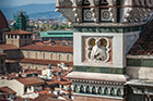 Florencja. Detale katedry widziane z Campanile di Giotto. - foto: wnieznane.pl