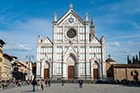Florencja. Basilica di Santa Croce z marmurową fasadą. - foto: wnieznane.pl