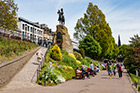 Edynburg. W ogrodach Princes Street Gardens. - foto: wnieznane.pl