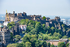 Edynburg. Widok na Zamek ze wzgórza Calton Hill. - foto: wnieznane.pl