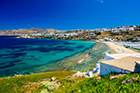 Mykonos. Okolice położonej w południowo-zachodniej części wyspy Ornos Beach. - foto: wnieznane.pl