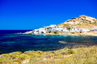 Mykonos. Okolice plaży Agia Anna i osady Divounia. - foto: wnieznane.pl