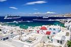 Mykonos. Panorama stolicy wyspy. - foto: wnieznane.pl
