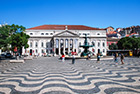 Lizbona. Praça Dom Pedro IV (Rossio). - foto: wnieznane.pl