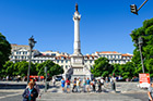 Lizbona. Praça Dom Pedro IV (Rossio). - foto: wnieznane.pl