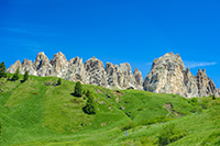 Dolomity, Passo Gardena (Przełęcz Gardena). - foto: wnieznane.pl