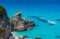 Kalabria. Piękna plaża Paradiso del Sub położona w miejscowości Zambrone. - foto: wnieznane.pl