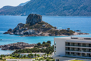 Kos. Widok na Wysepkę Kastri. - foto: wnieznane.pl