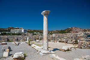 Kos. Ruiny Bazyliki Agios Stefanos. - foto: wnieznane.pl