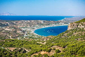 Kos. Panoramiczny widok na wyspę. - foto: wnieznane.pl