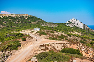 Kos. W górzystej części Kefalos. - foto: wnieznane.pl