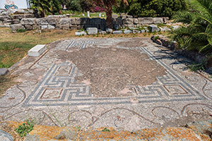 Kos. Stanowisko archeologiczne z mozaikami w stolicy wyspy. - foto: wnieznane.pl