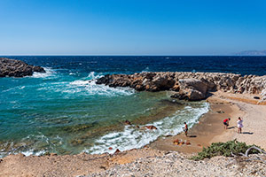 Kos. Malownicza, dzika plaża Limnionas. - foto: wnieznane.pl