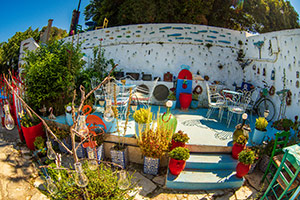 Kos. Kawiarnia Watermill of Zia przyciąga wielu turystów. - foto: wnieznane.pl