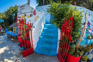 Kos. Kawiarnia Watermill of Zia przyciąga wielu turystów. - foto: wnieznane.pl