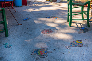 Kos. Wspaniałe dekoracje kawiarni Watermill of Zia. - foto: wnieznane.pl