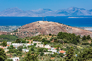 Kos. Panorama wyspy z malowniczej wioski Zia. - foto: wnieznane.pl