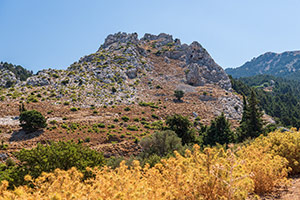 Kos. Ruiny dawnego zamku Pyli. - foto: wnieznane.pl