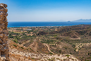 Kos. Widok na okolicę z ruin twierdzy Antimachia. - foto: wnieznane.pl