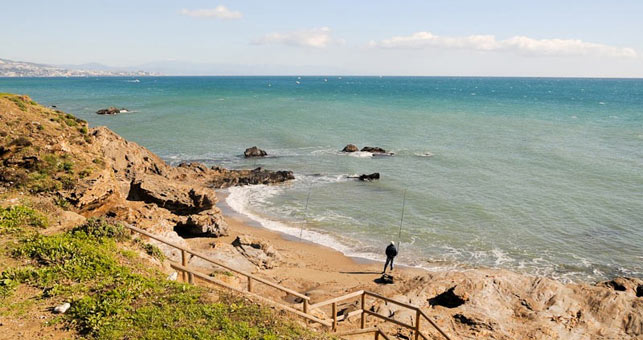 Costa Del Sol Zima Andaluzja Hiszpania Wnieznane Pl